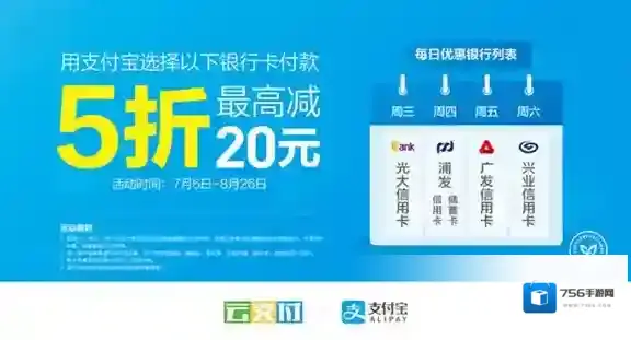 《支付宝》银行折扣日的相关介绍