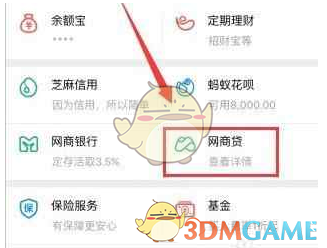 《支付宝》网商贷使用人群对象介绍