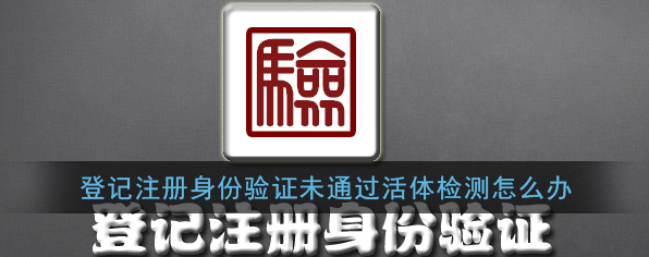 《登记注册身份验证》活体检测失败解决办法