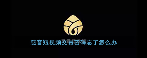 《慈音短视频》忘记交易密码解决办法