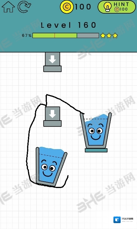快乐玻璃杯160关怎么过 HappyGlass第160关三星通关攻略