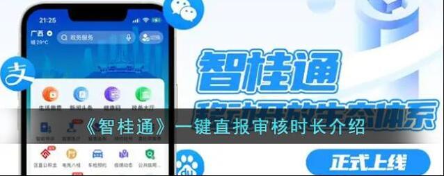 《智桂通》一键直报审核时长介绍