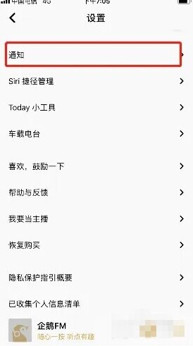 企鹅FM页签