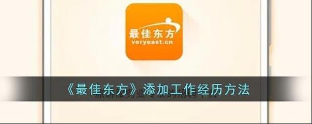 最佳东方工作经历