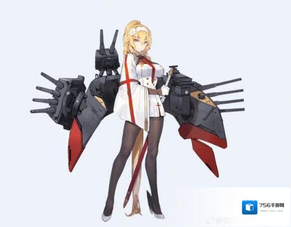 战舰少女R约克公爵圣建立绘及大破预览_约克公爵