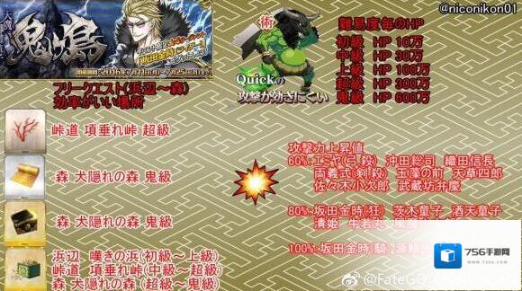 FateGo鬼岛复刻的阵容推荐及玩法攻略_绿鬼