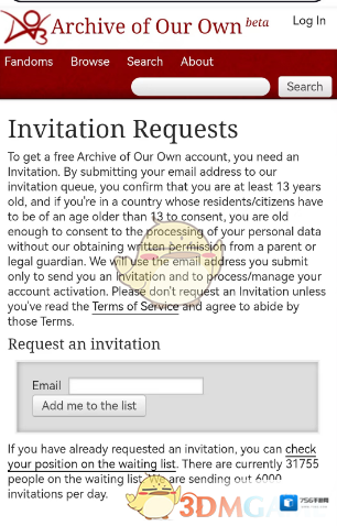 ao3入口